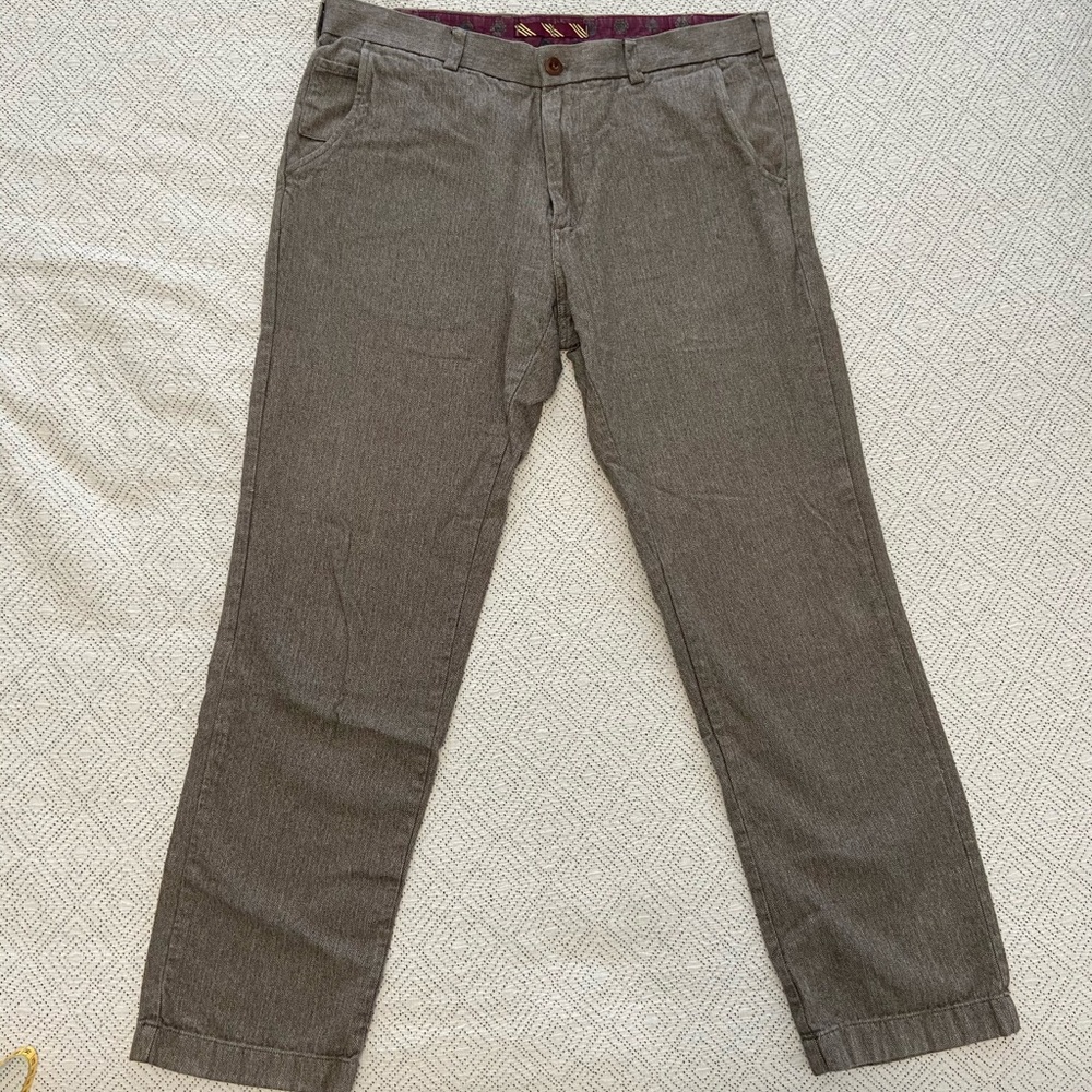 Brooks Brothers Herringbone Dress Pant